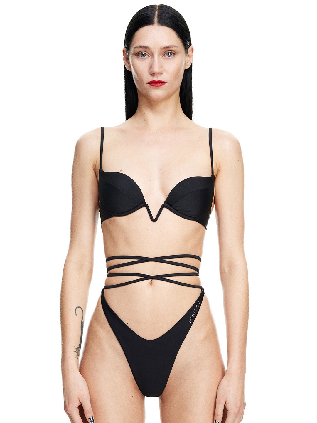 

H&M Padded Bikini Top, Black