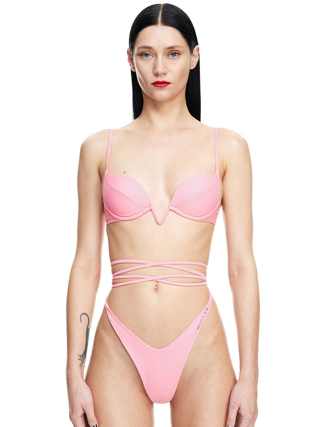 

H&M Women Padded Bikini Bra, Pink