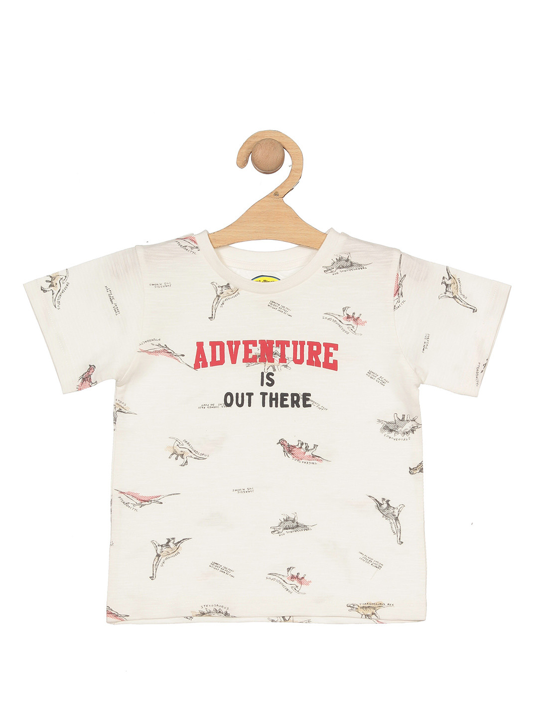 

Lil Lollipop Boys Typography Printed Pure Cotton T-shirt, White