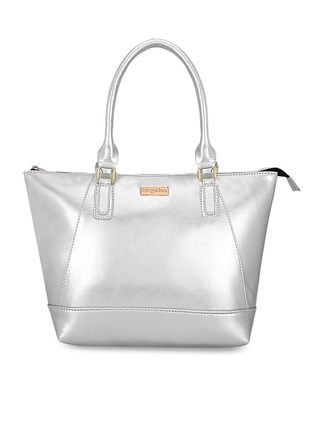

Berrypeckers Shopper Handheld Bag, Silver