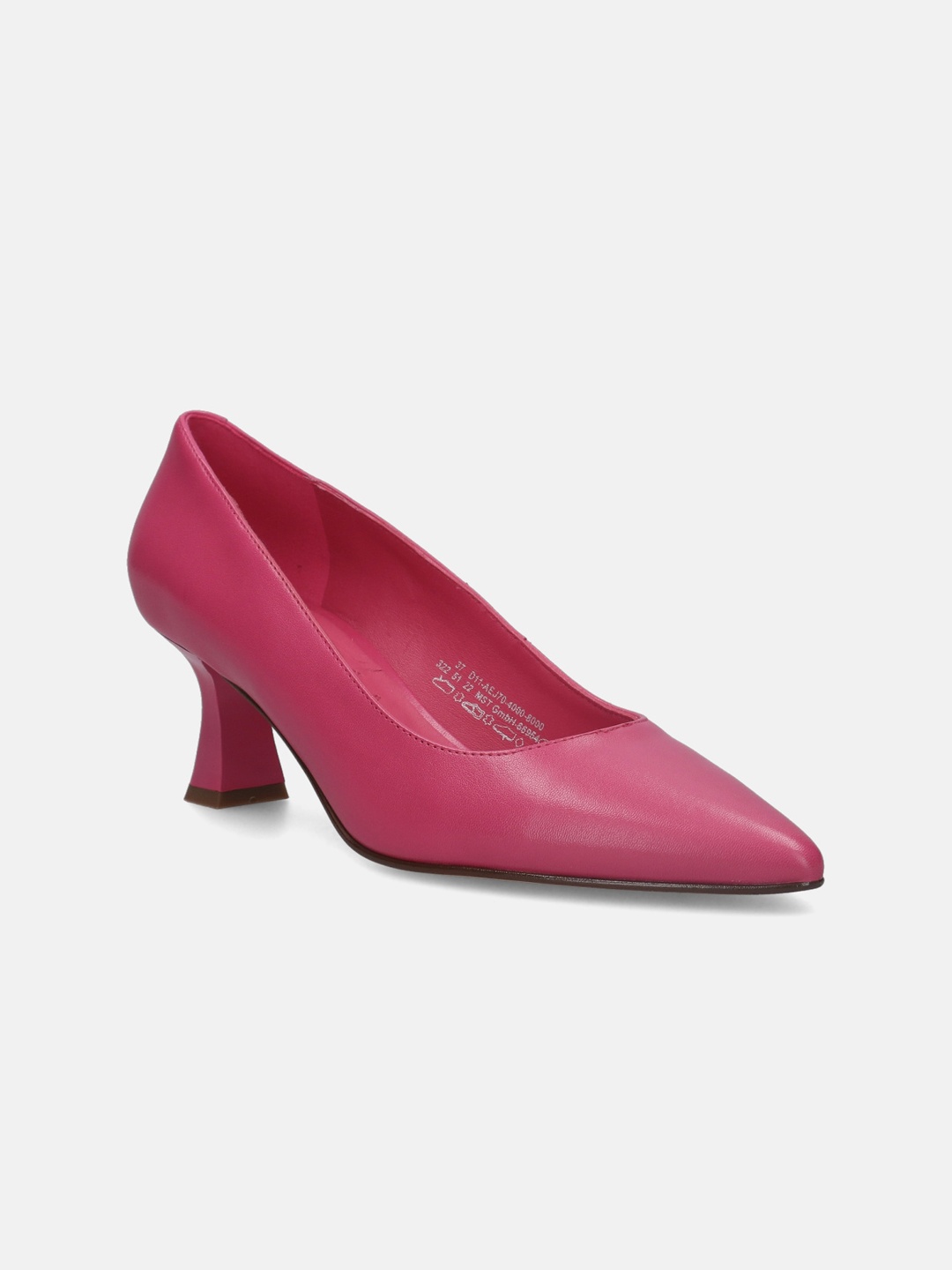 

BAGATT Varese Pointed Toe Leather Kitten Heel Pumps, Pink