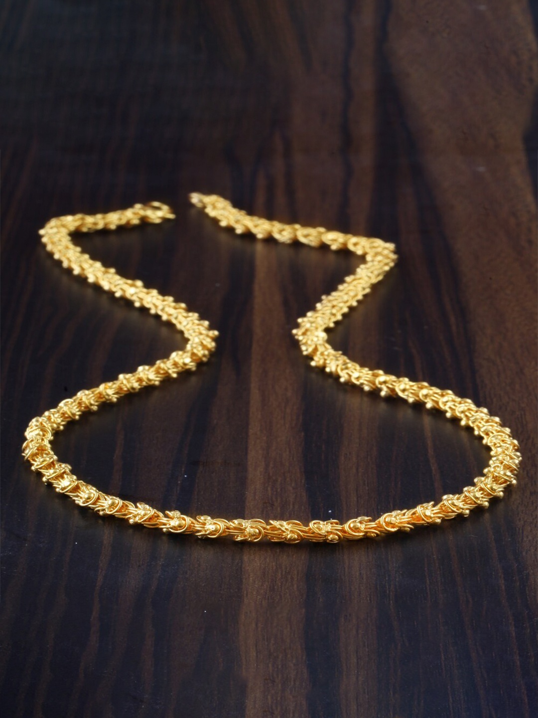 

MEENAZ Men Gold-Plated Statement Brass Chain