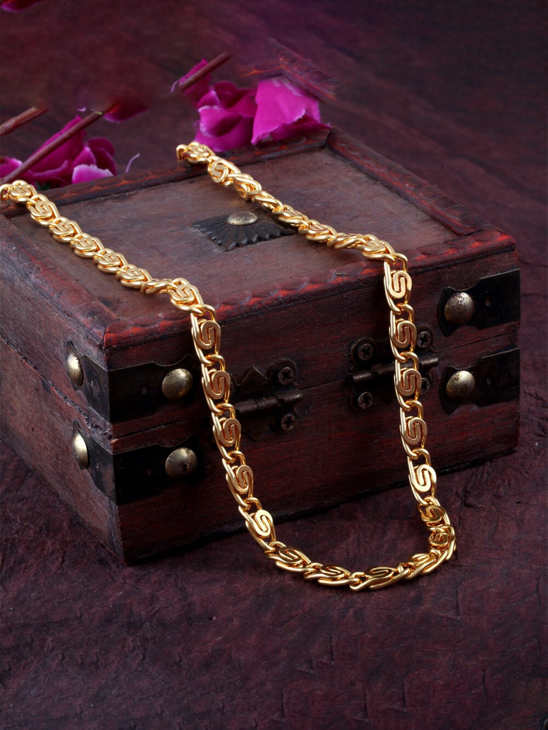 

MEENAZ Men Gold-Plated Brass Chain