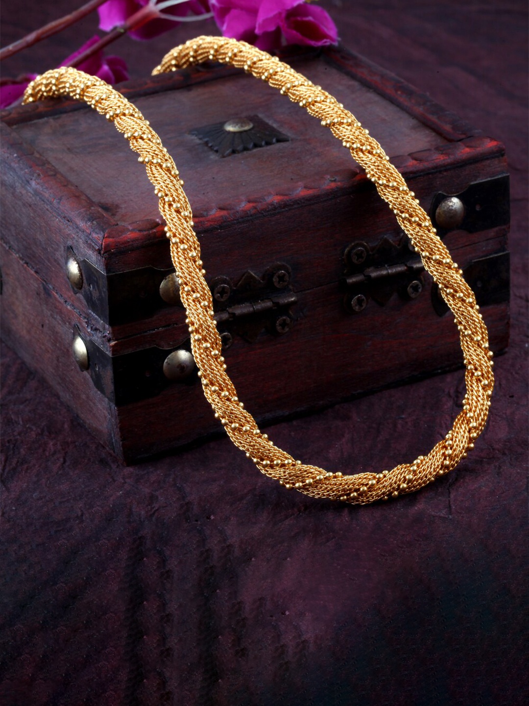 

MEENAZ Men Gold-Plated Brass Chain
