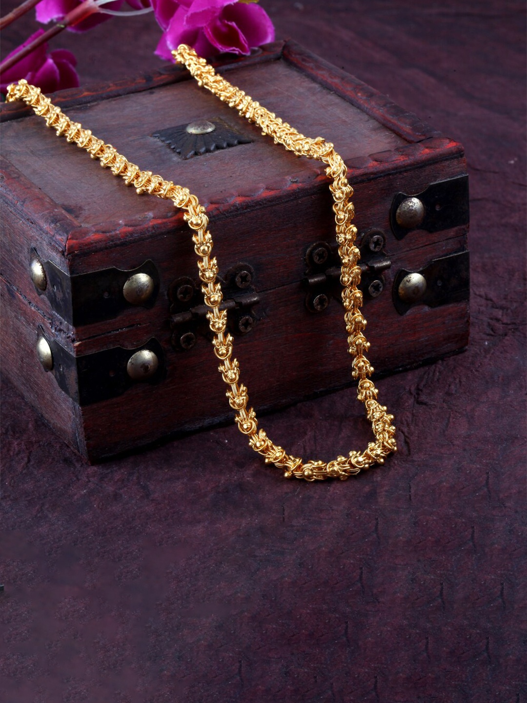 

MEENAZ Men Gold-Plated Long Chain