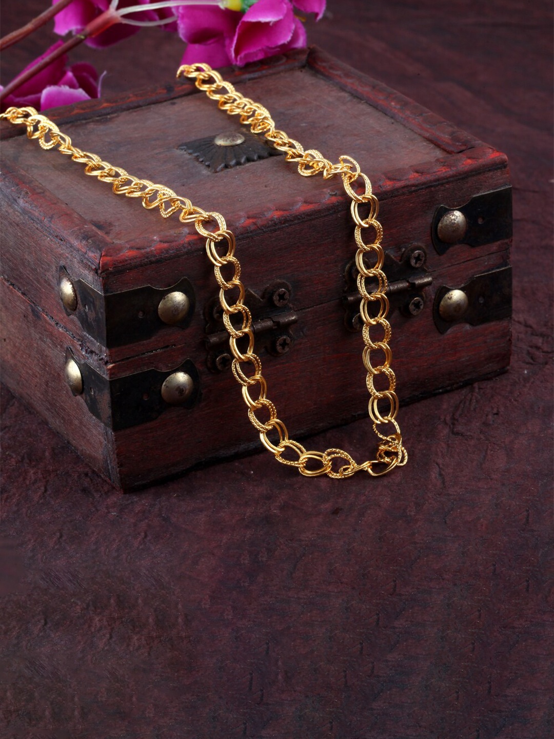 

MEENAZ Men Gold-Plated Long Chain