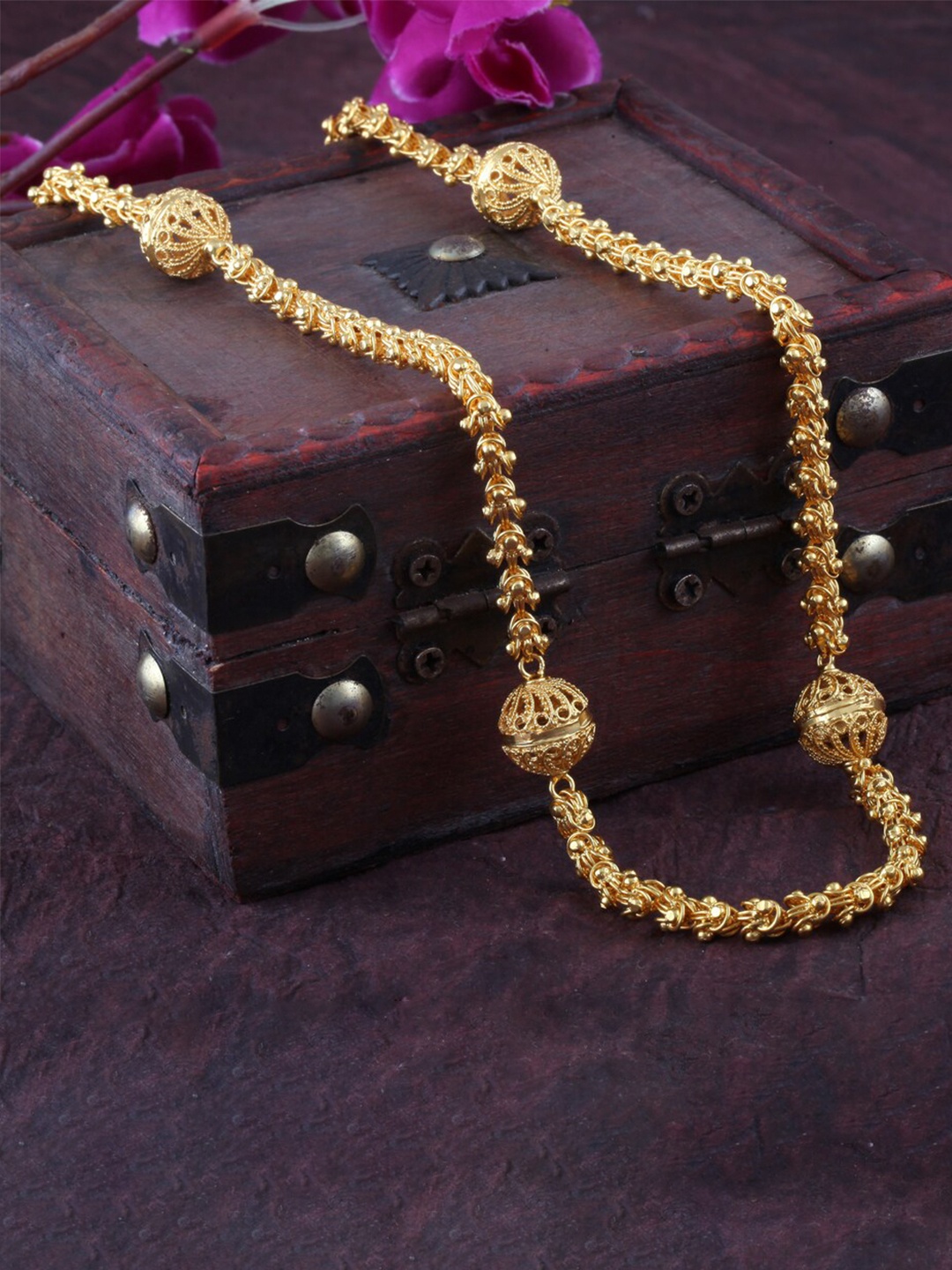 

MEENAZ Men Gold-Plated Long Chain