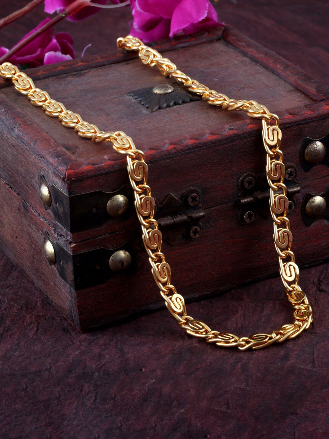 

MEENAZ Men Gold-Plated Long Chain