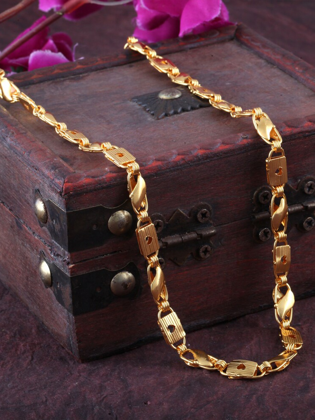 

MEENAZ Men Gold-Plated Brass Chain
