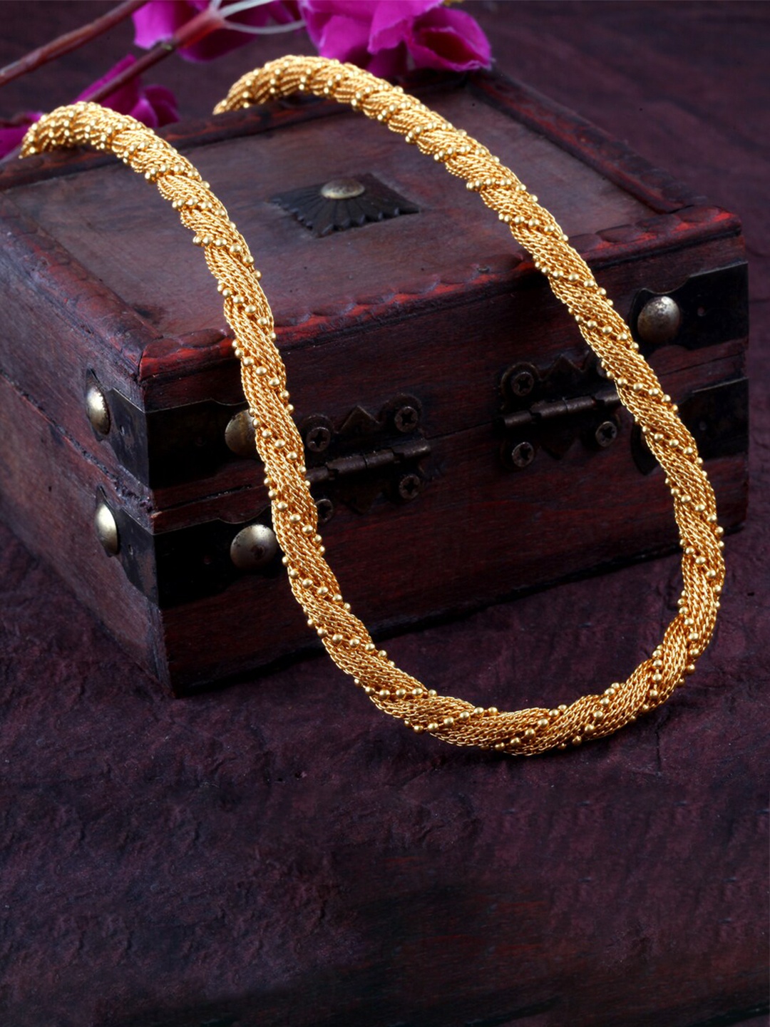 

MEENAZ Men Gold-Plated Long Chain