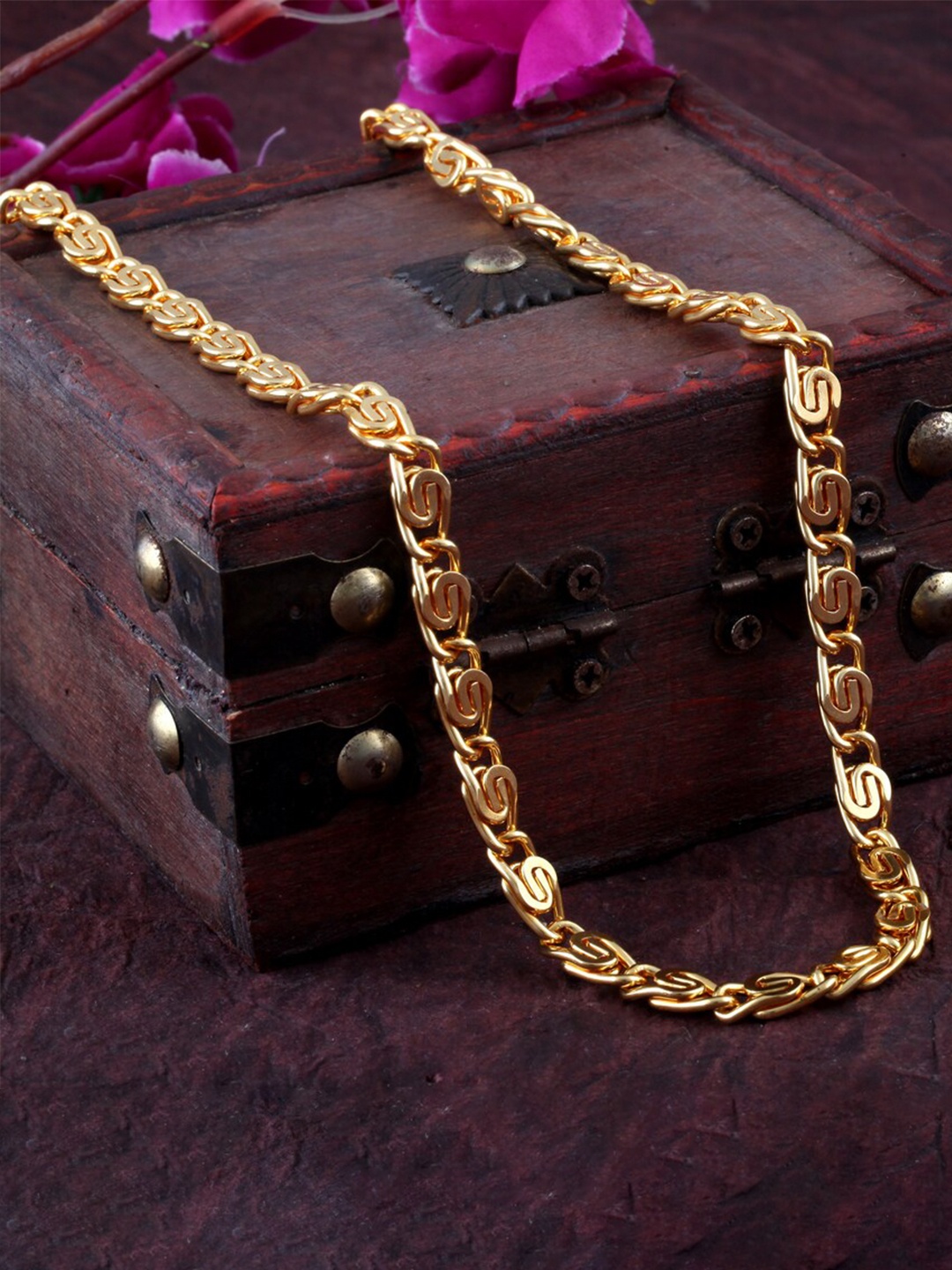 

MEENAZ Men Gold-Plated Long Chain