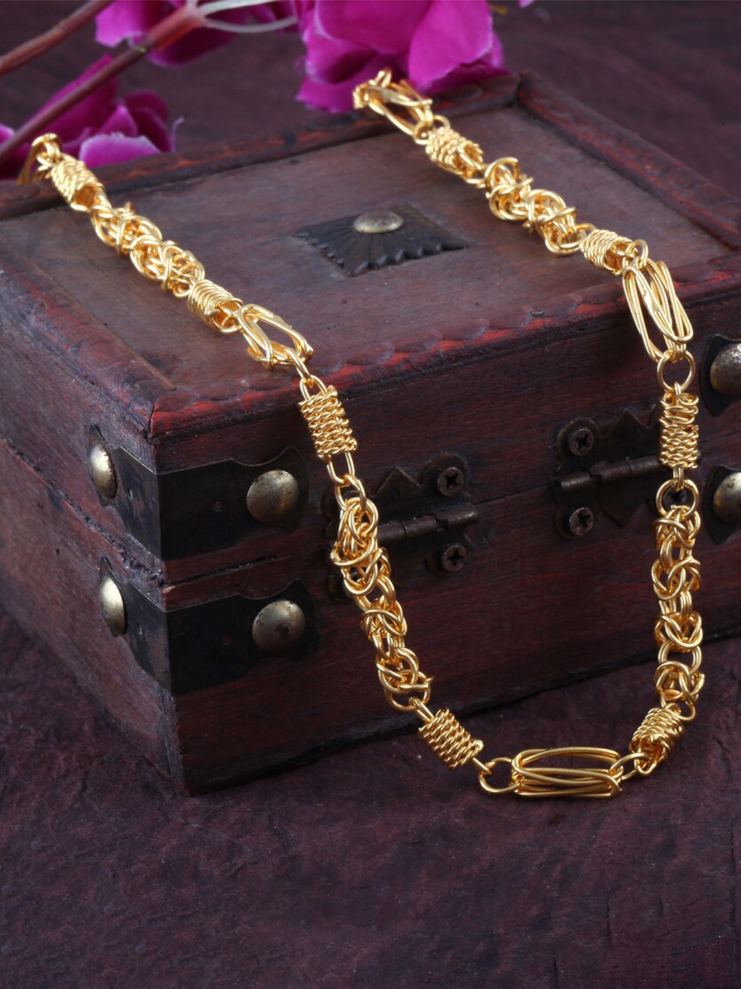 

MEENAZ Men Gold-Plated Brass Chain