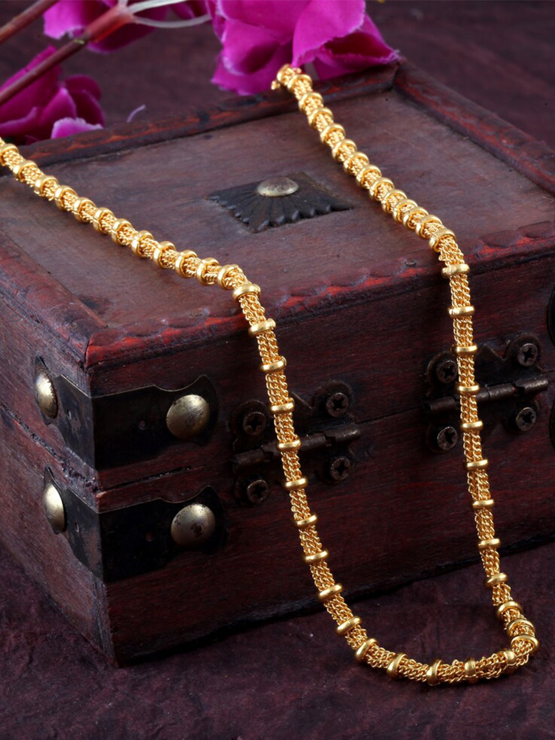

MEENAZ Men Gold-Plated Long Chain