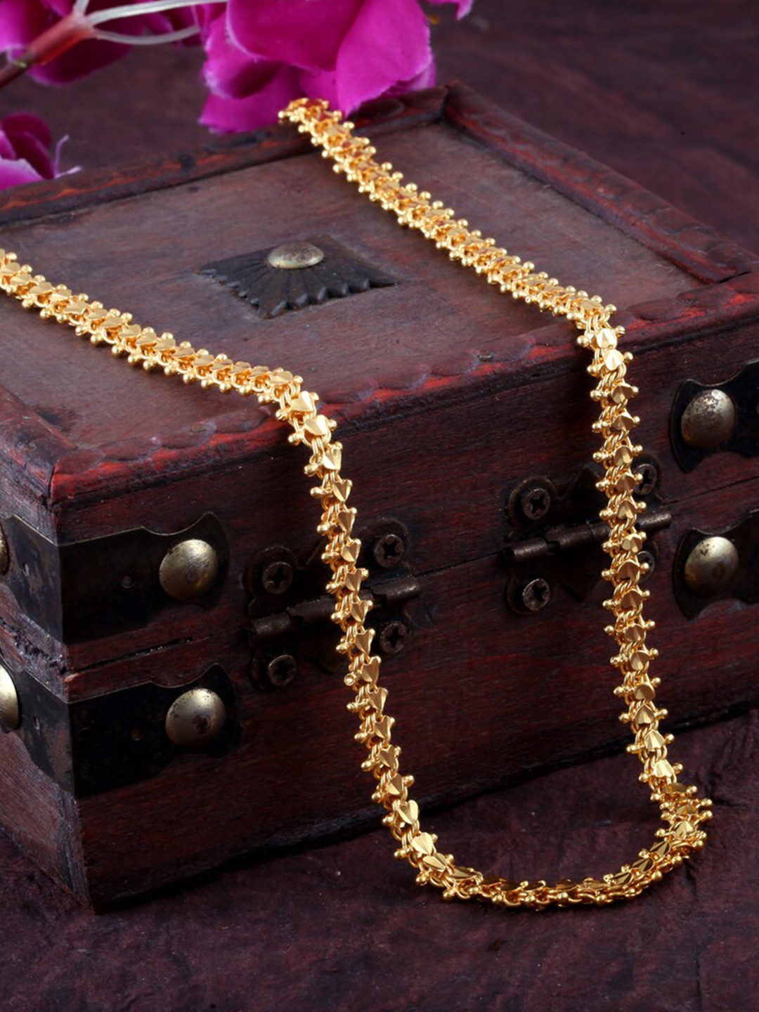 

MEENAZ Men Gold-Plated Brass Chain