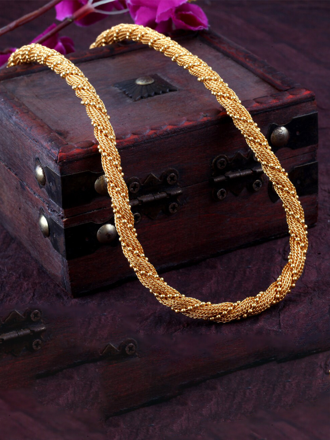 

MEENAZ Men Gold-Plated Brass Chain