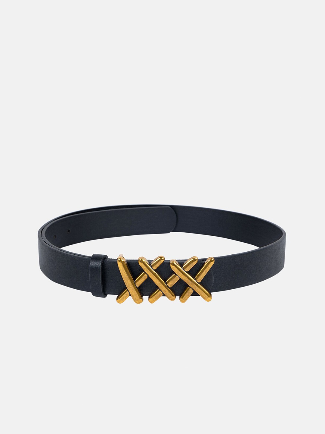 

Kazo Women Textured Push-Pin Belt, Black