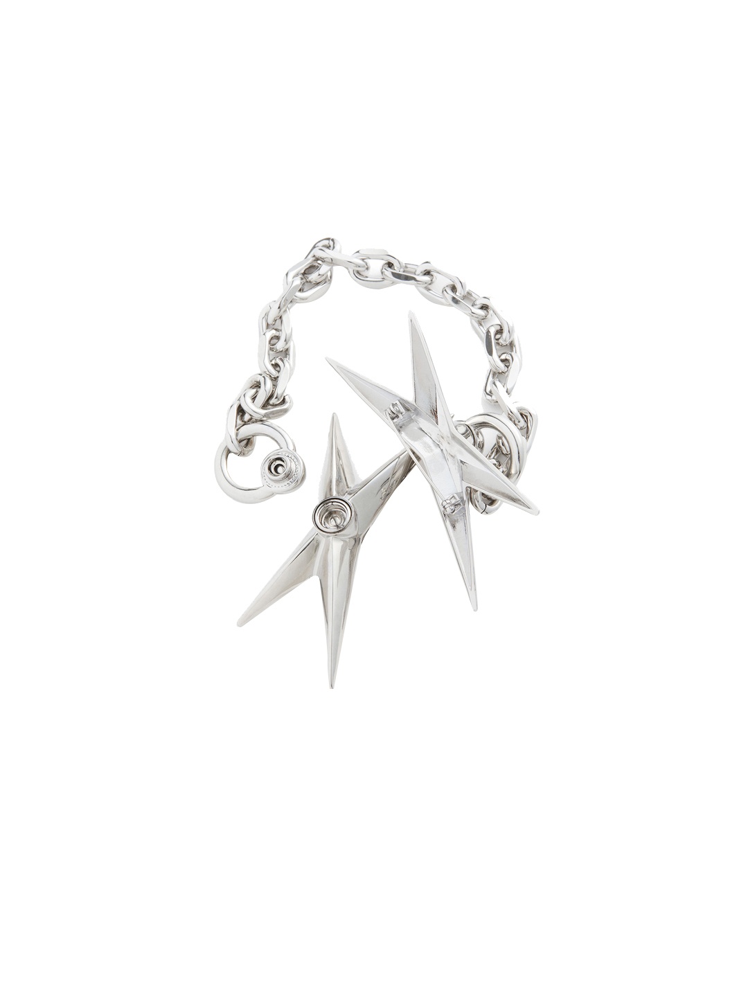 

H&M Star-Motif Double Brooch, Silver