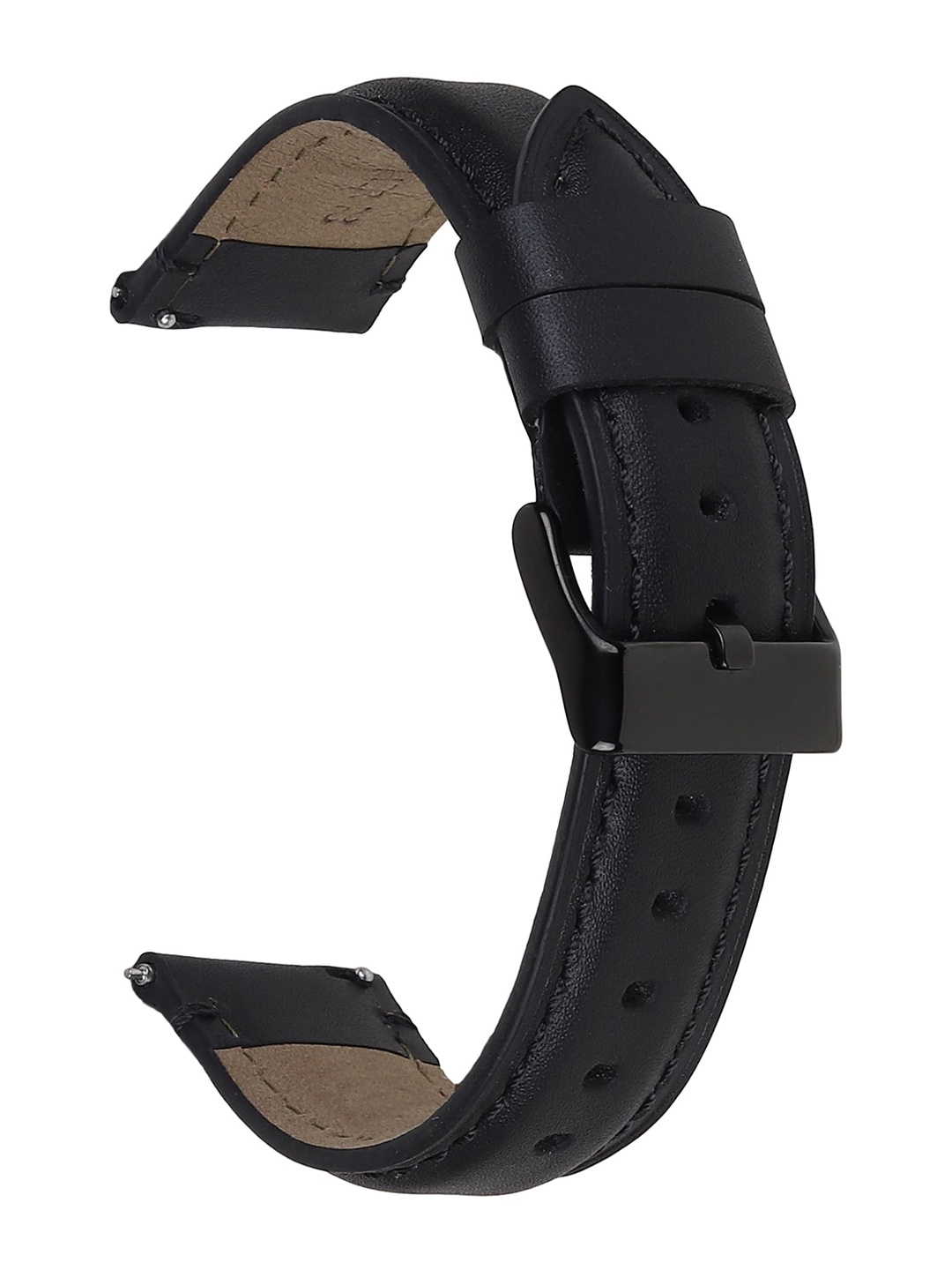 

Roycee Men Genuine Leather Watch Straps, Black