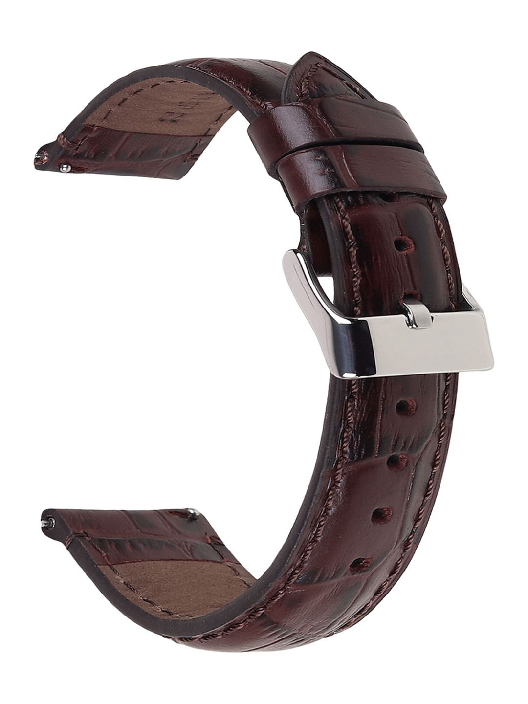 

Roycee Men Quick Release Genuine leather Watch Straps, Brown