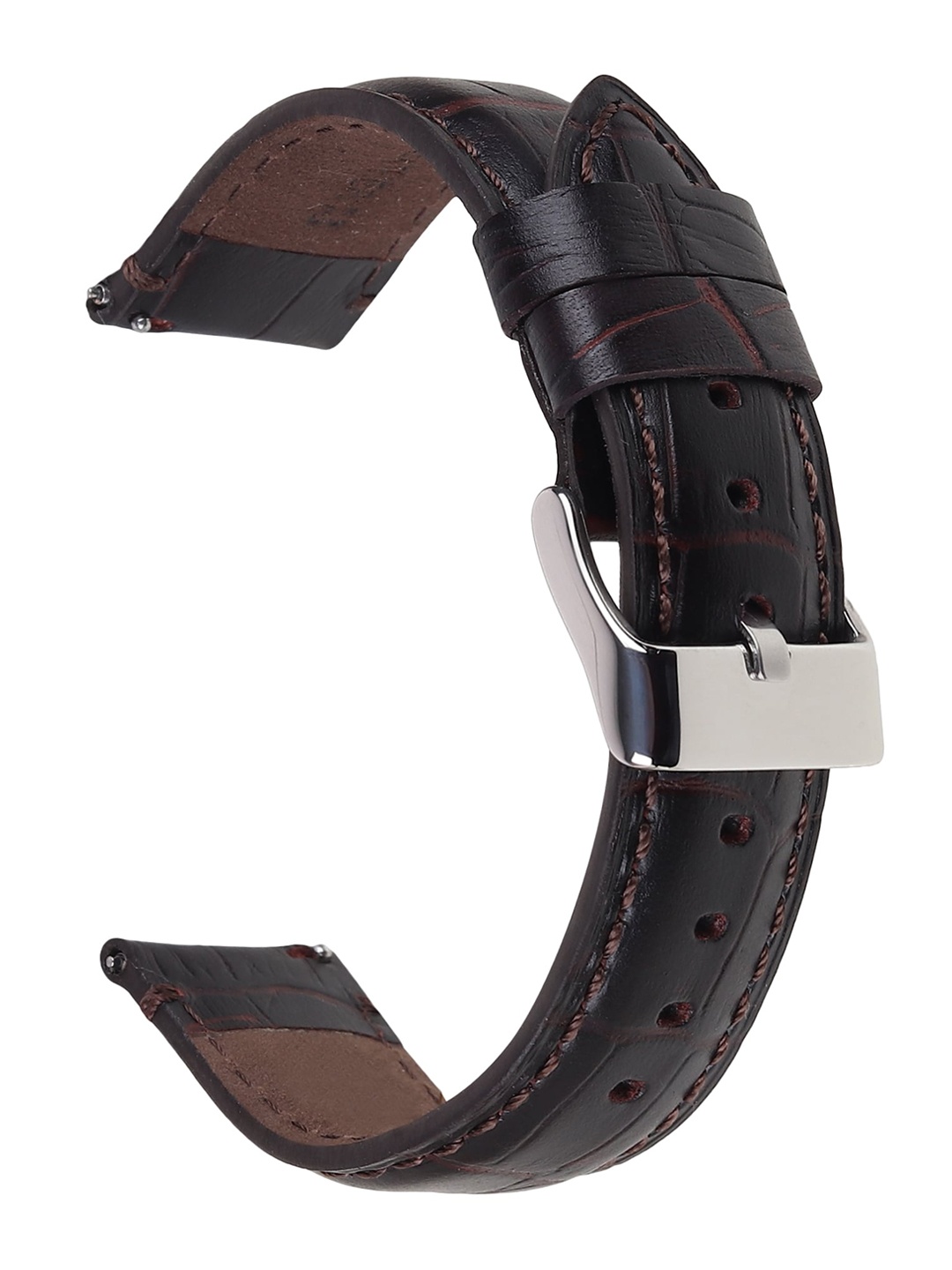 

Roycee Men Quick Release Genuine leather Watch Straps, Brown