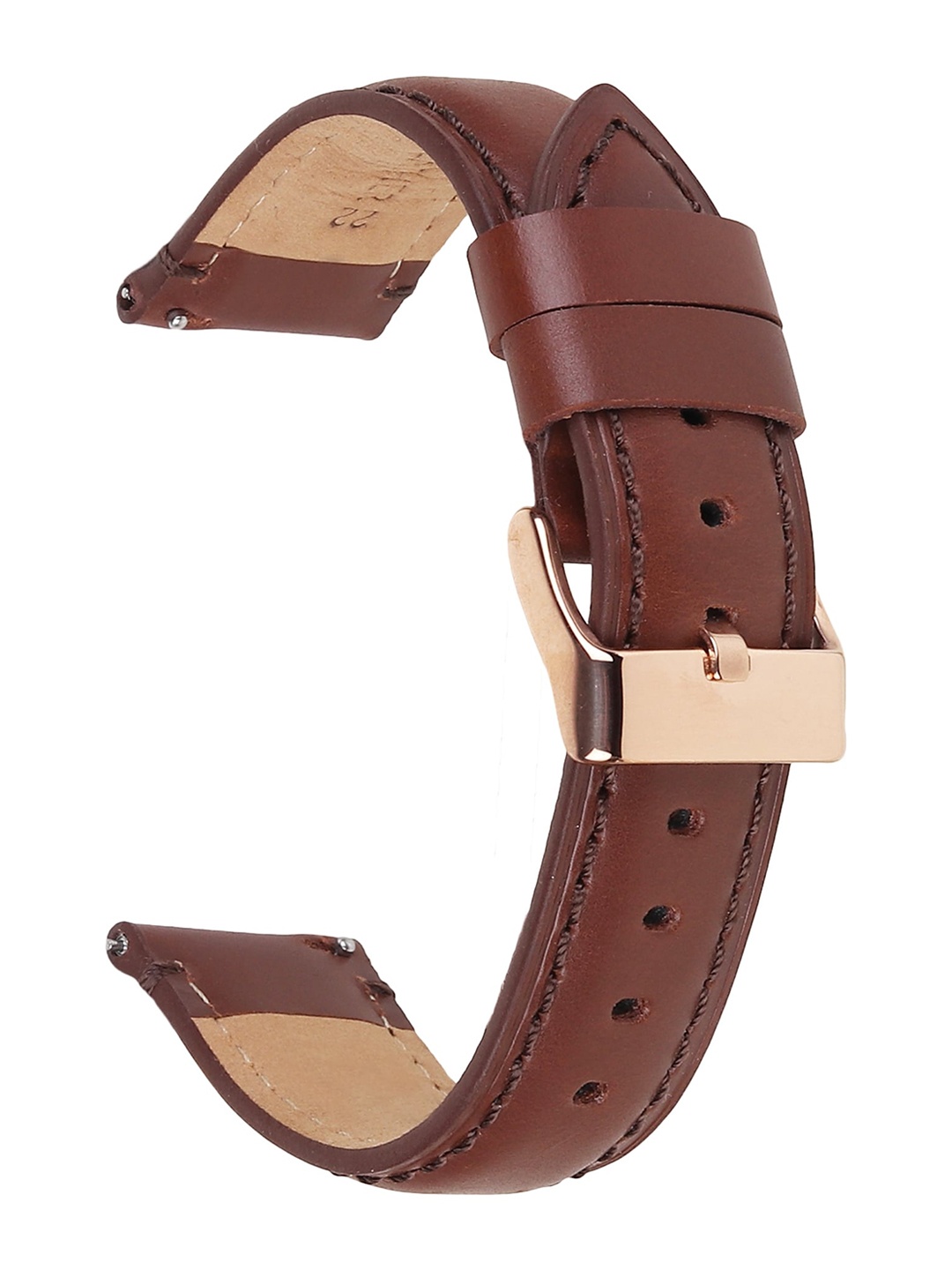 

Roycee Men Quick Release Genuine leather Watch Straps, Brown