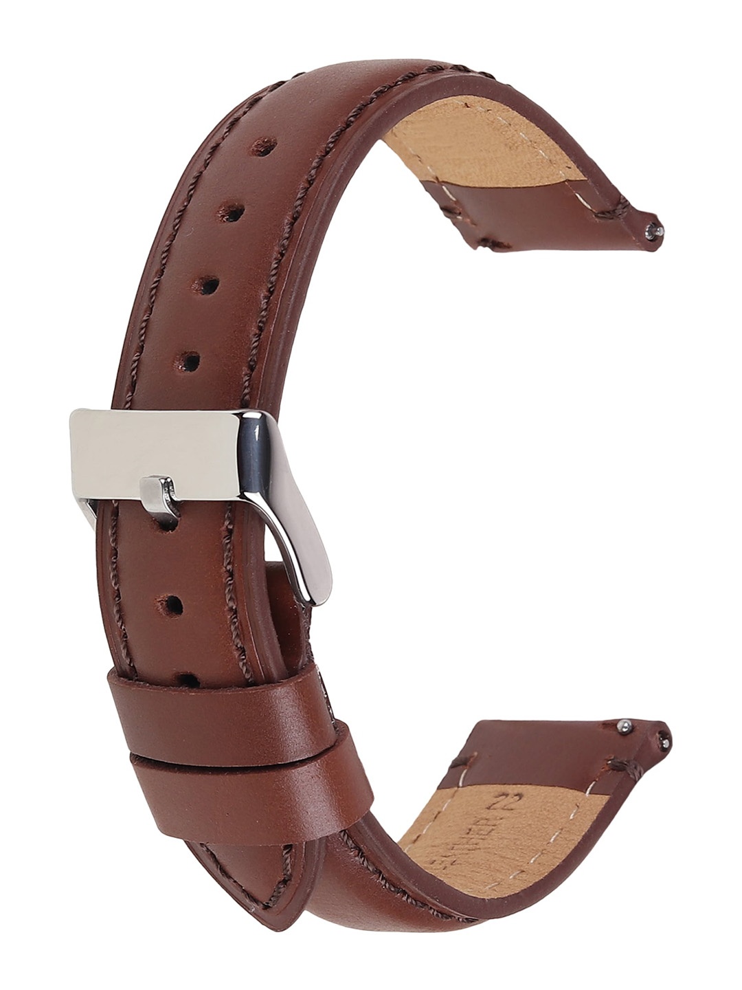 

Roycee Men Quick Release Genuine leather Watch Strap, Brown