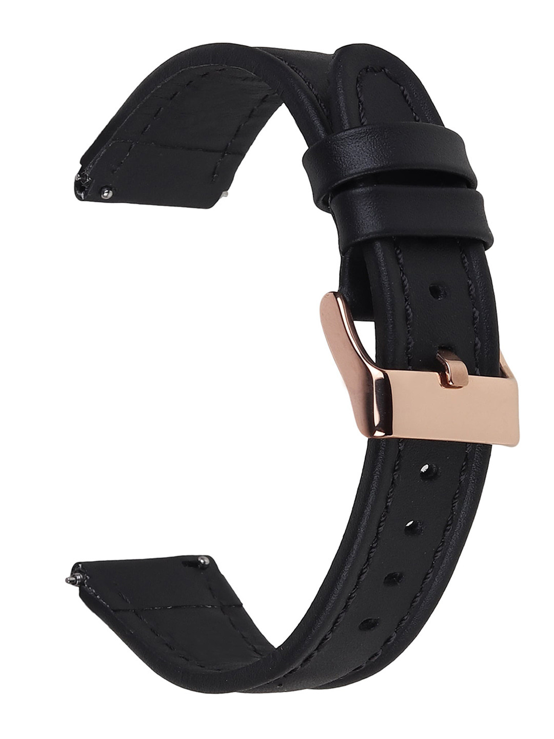 

Roycee Men Genuine Leather Watch Straps, Black