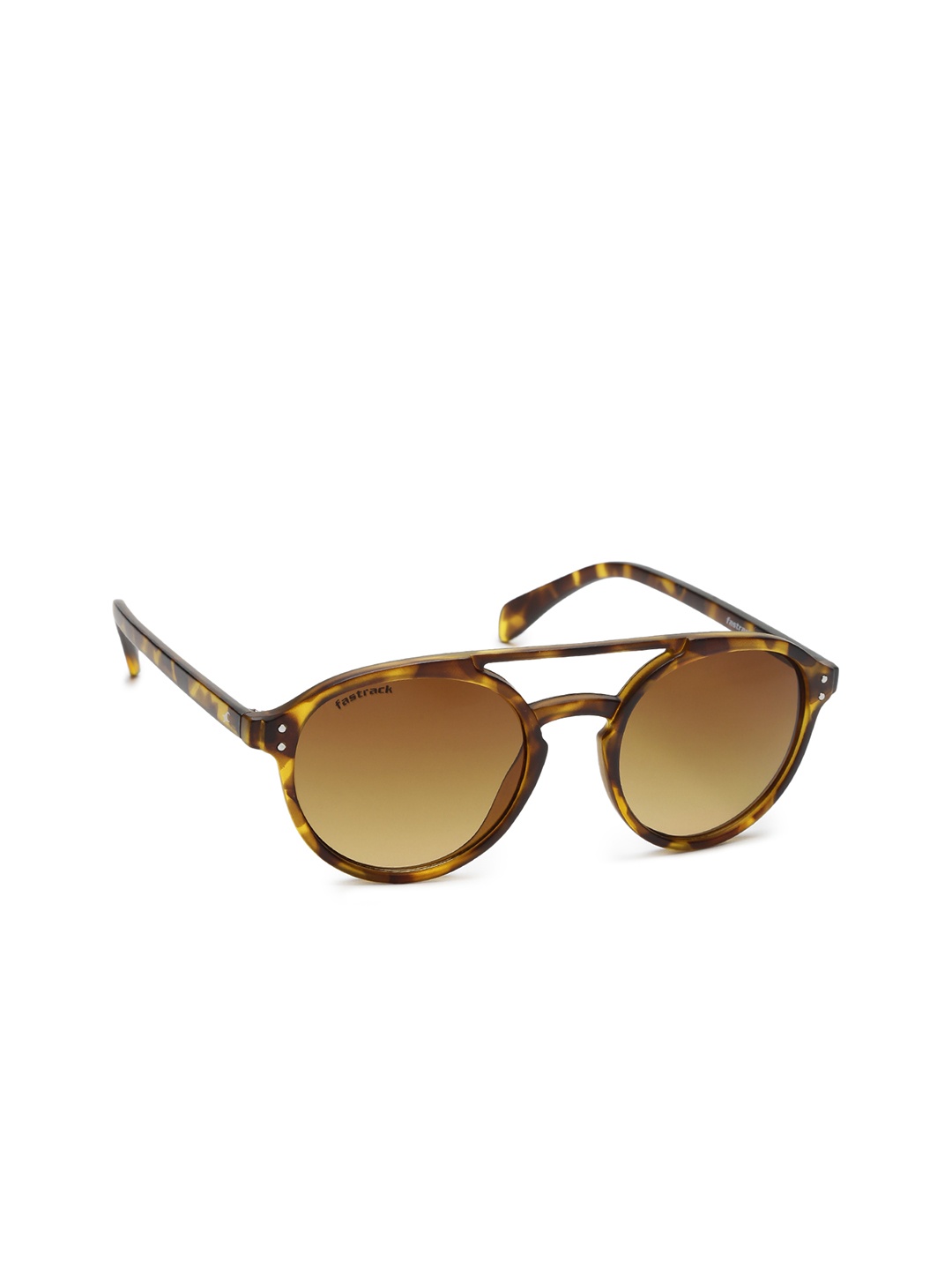 

Fastrack Men Oval Sunglasses P363BR1, Brown