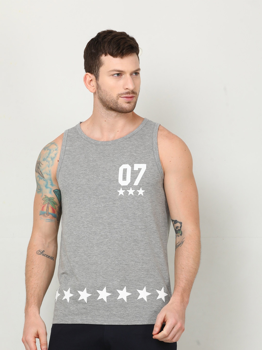 

Metronaut Typography Printed Pure Cotton T-shirt, Grey