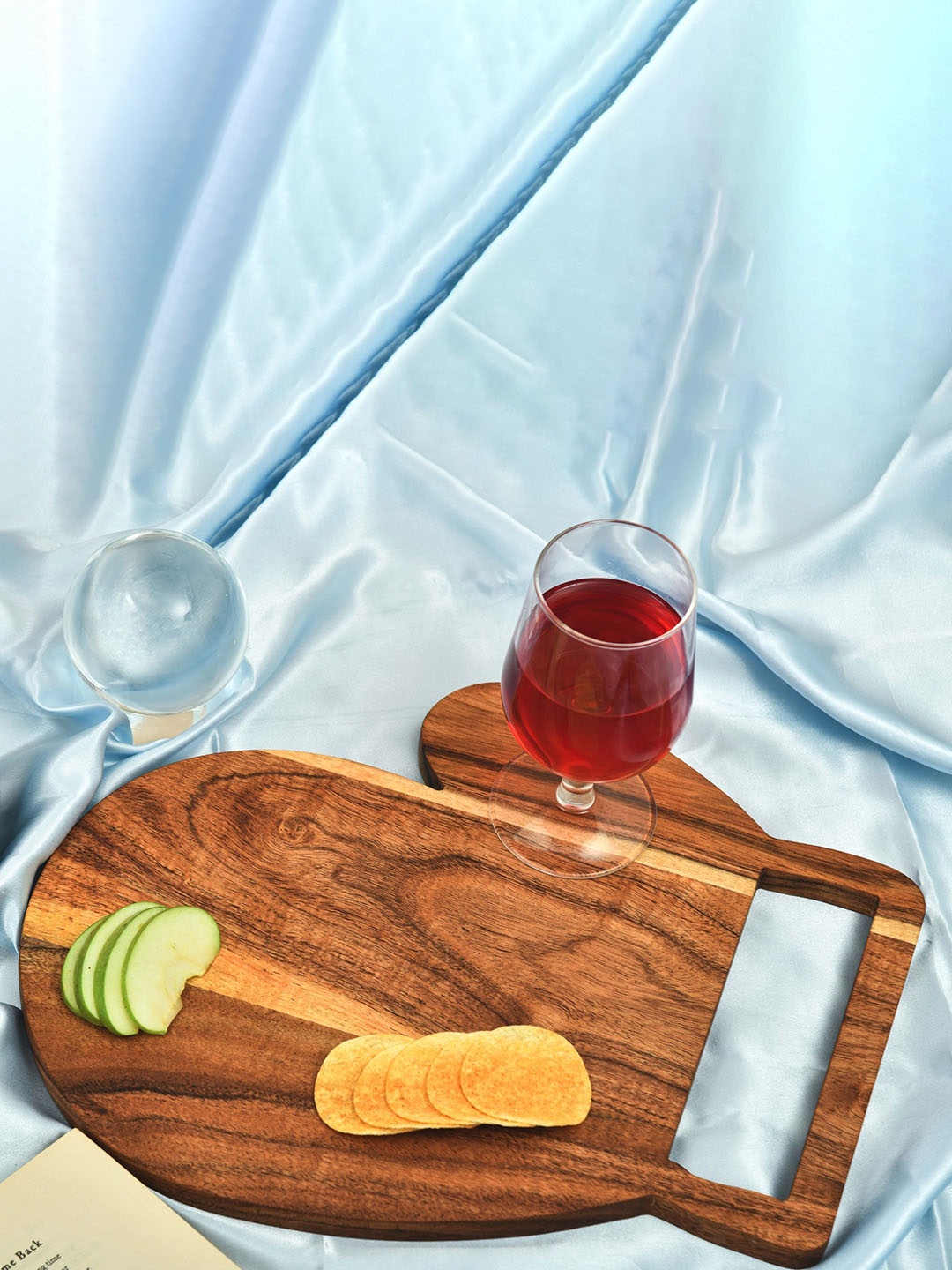 

JAIPUR FASHION MODE Glove Shaped Brown Wooden Chopping Board