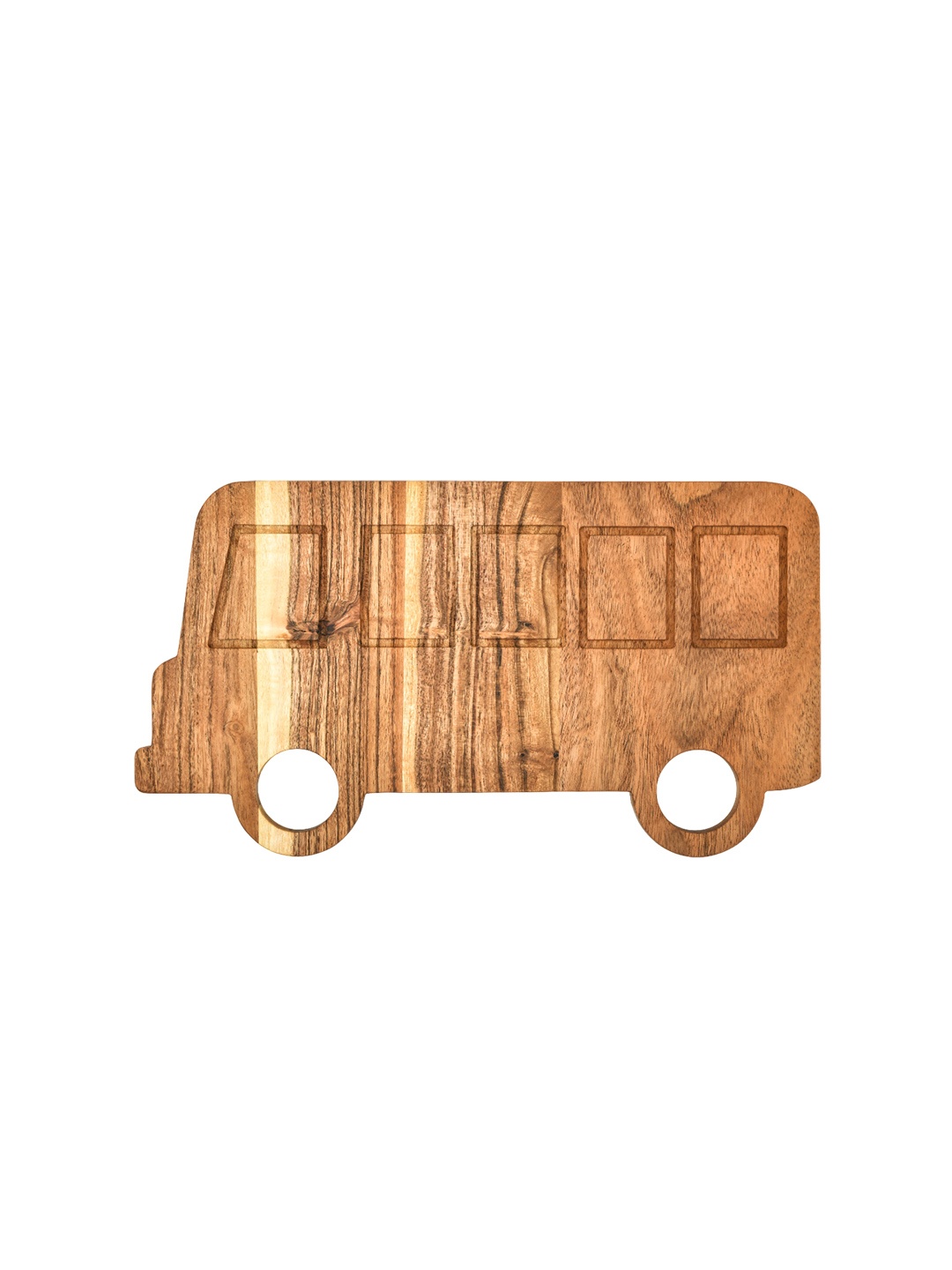 

JAIPUR FASHION MODE Brown Bus-Shaped Wooden Chopping Board