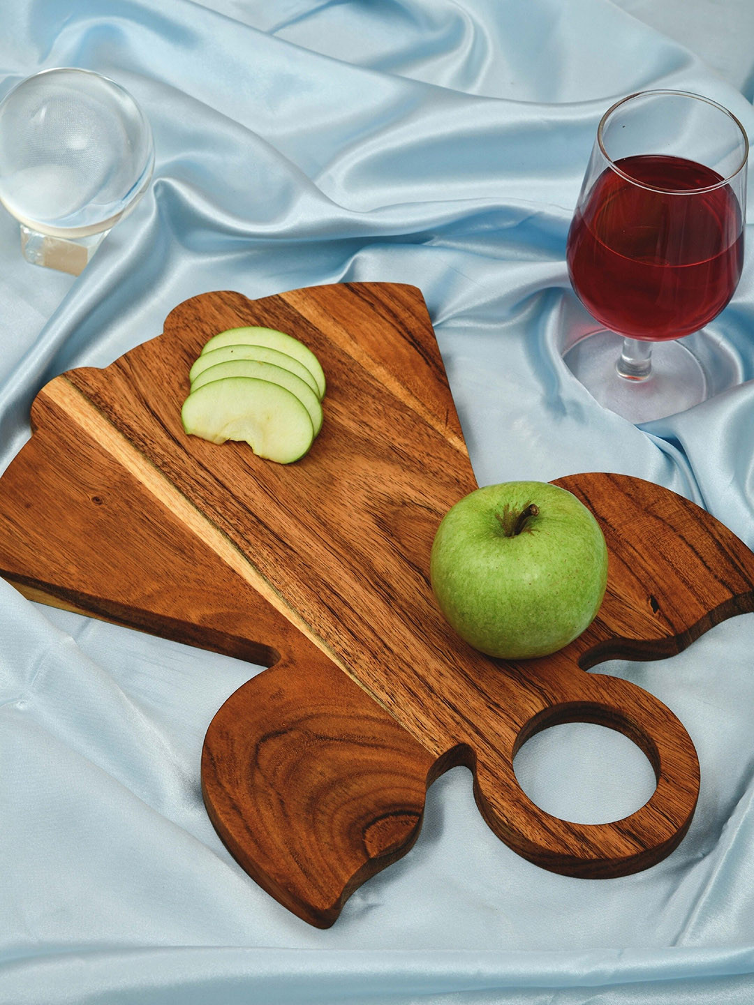 

JAIPUR FASHION MODE Brown Angle-Shaped Wooden Chopping Board