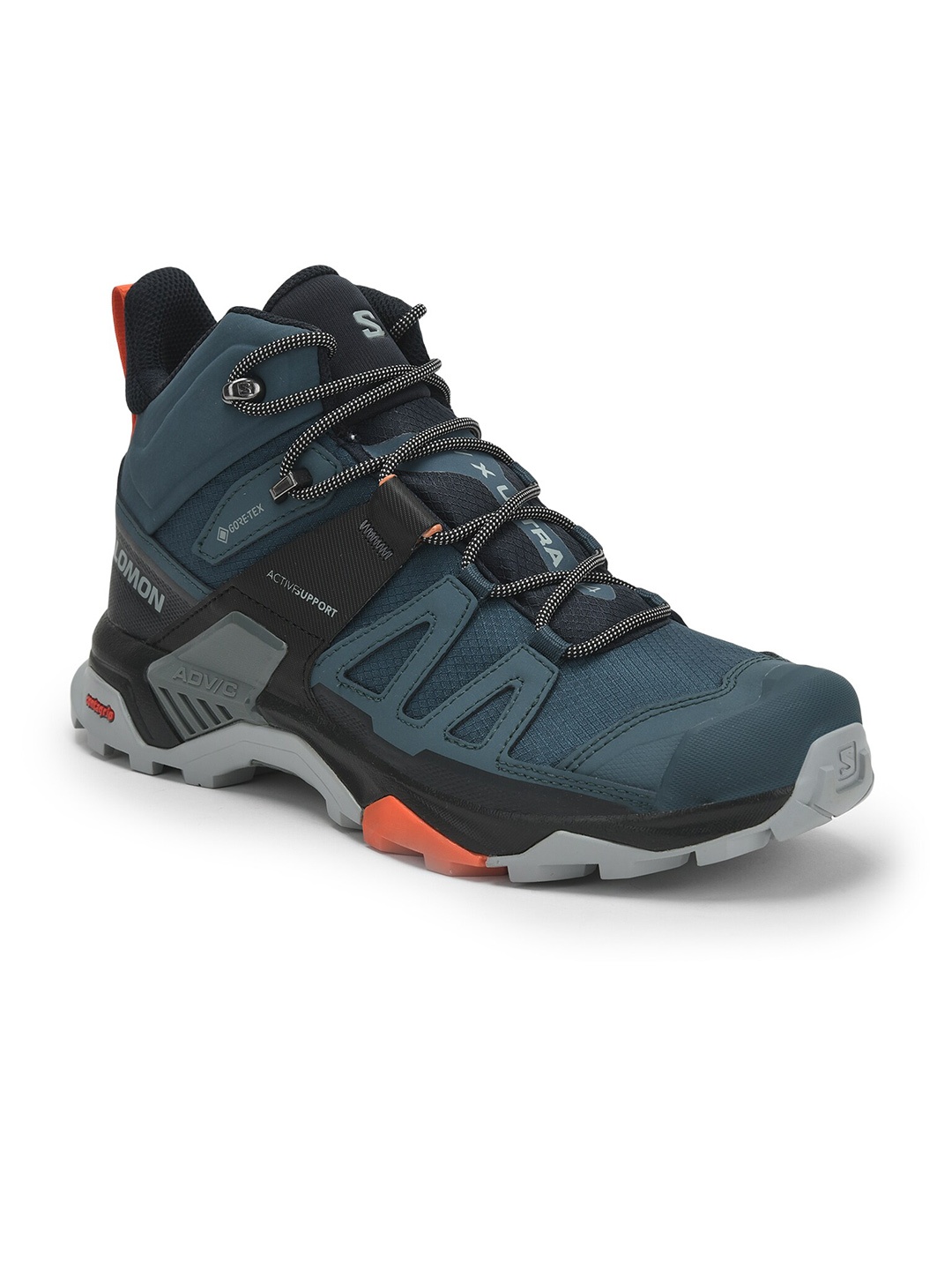 

Salomon Men X Ultra 4 Mid GTX Contagrip Technology Hiking Shoes, Teal