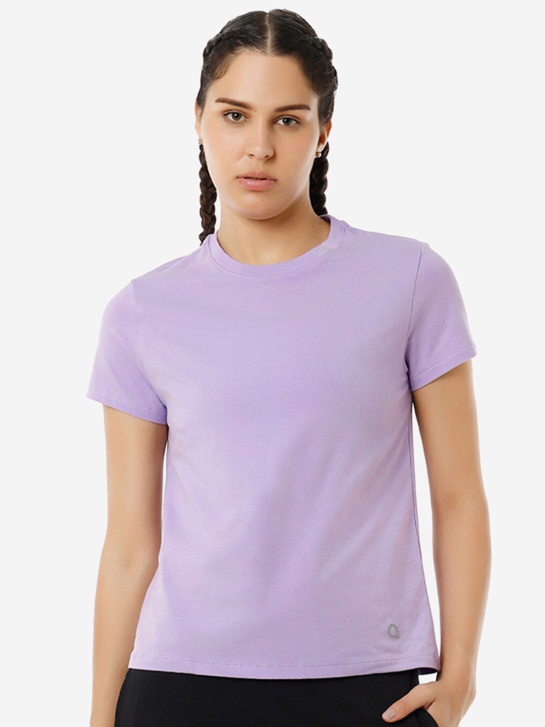 

Amante Antimicrobial Training or Gym T-shirt, Purple