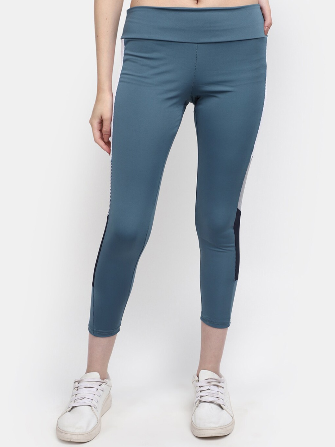 

V-Mart Women Knee Length Casual Tights, Blue