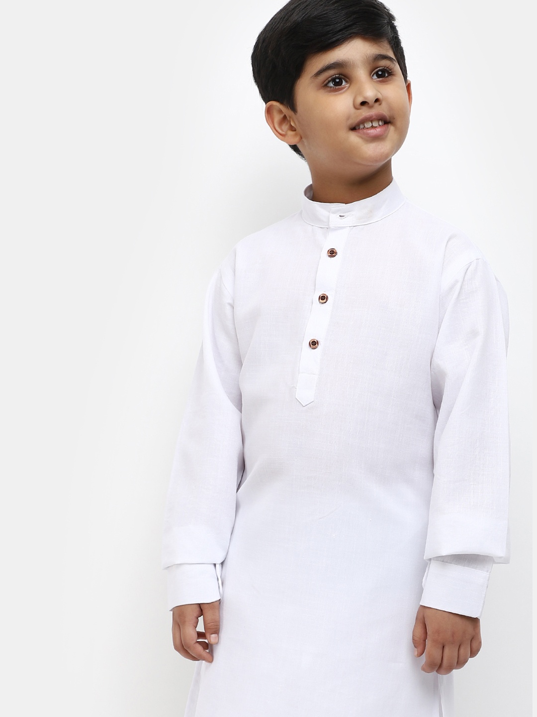 

V-Mart Boys Band Collar Kurta With Trousers, White