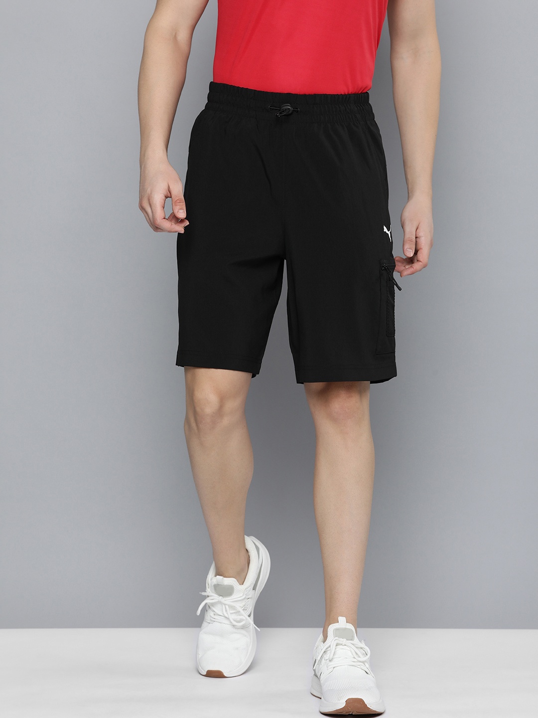 

Puma Men OPEN ROAD dryCELL Regular Fit Outdoor Woven Sports Shorts, Black