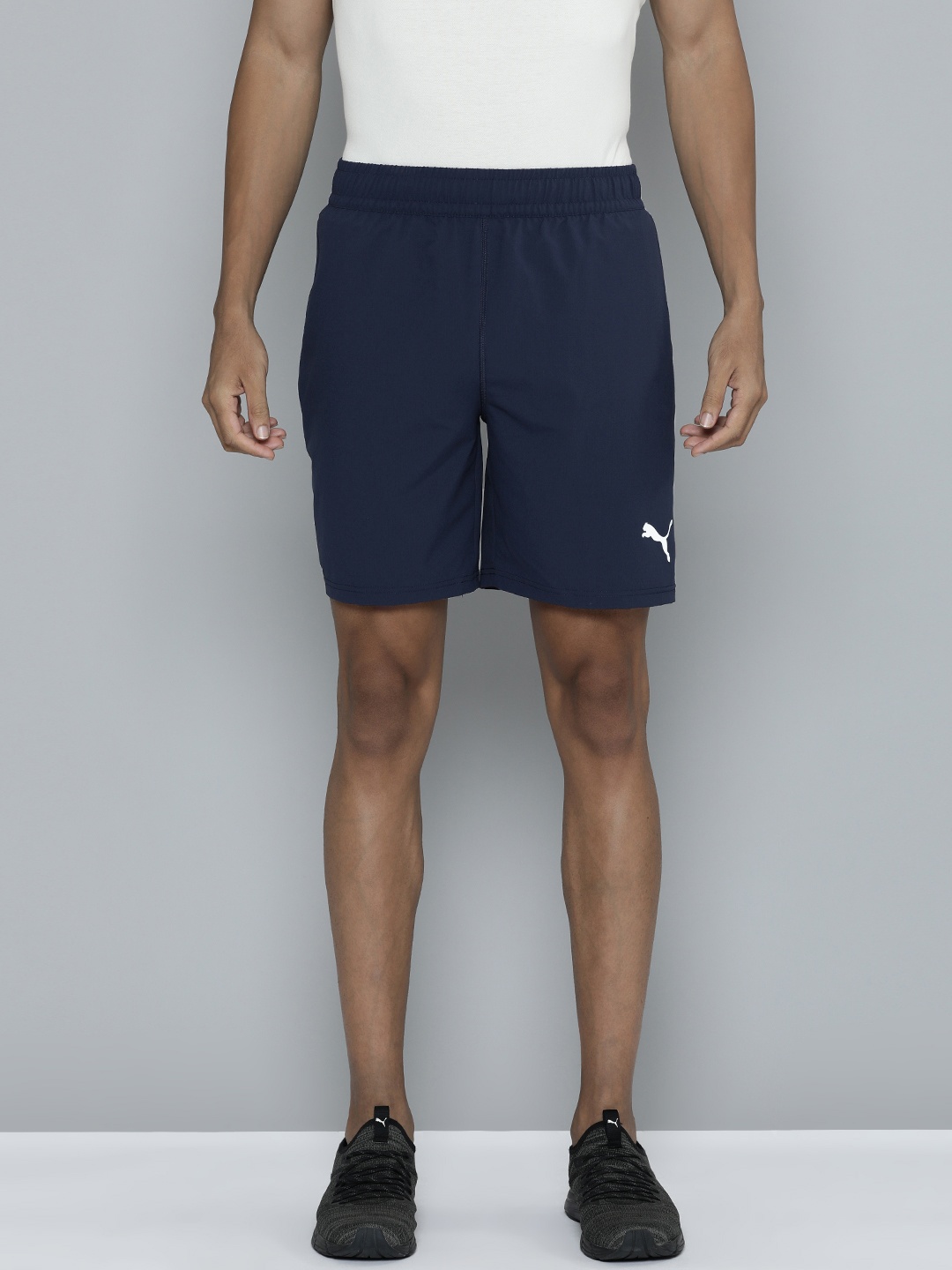 

Puma Men Team FINAL Ultraweave Dry Cell Sports Shorts, Navy blue