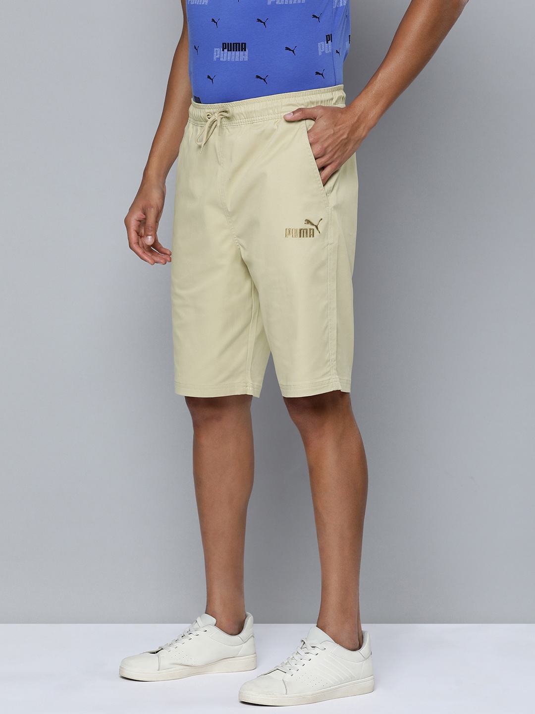 

Puma Men Slim Fit Outdoor Chino Shorts, Beige