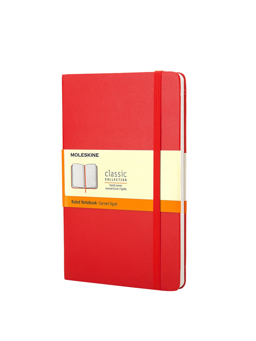 

Moleskine Ruled Hard Cover Notebook, Red