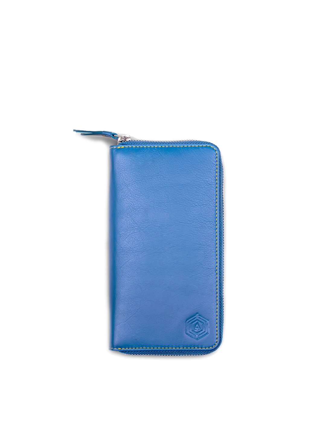 

ARISTA VAULT Women Blue Premium Leather Wallet with Inbuilt Powerbank