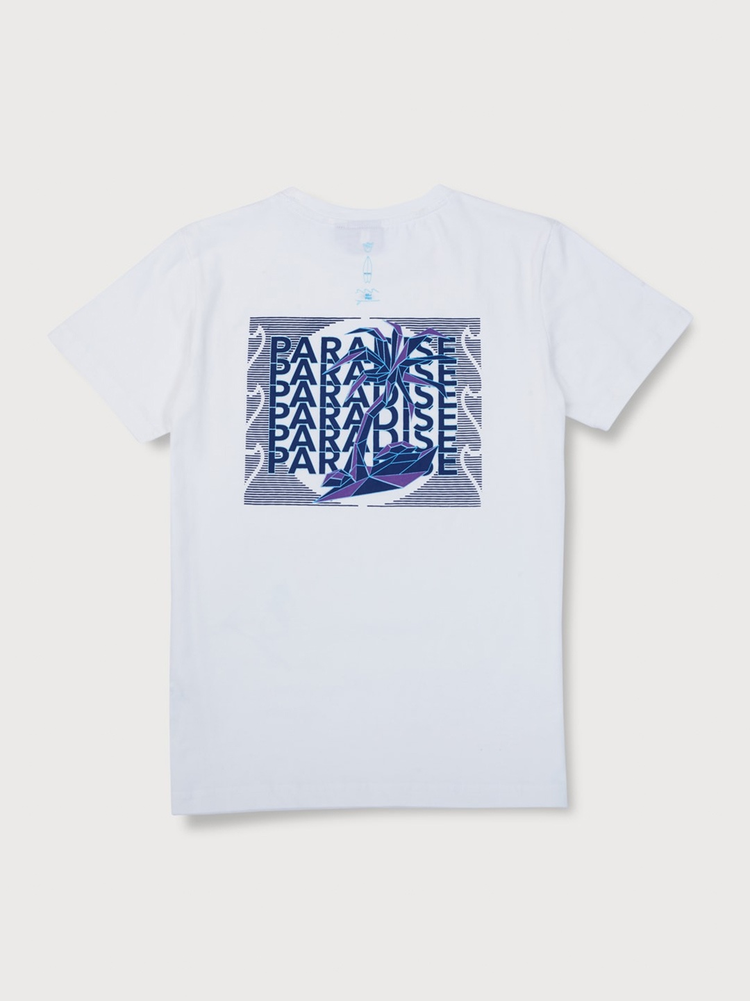

Gini and Jony Boys Graphic Printed Pure Cotton T-shirt, Off white