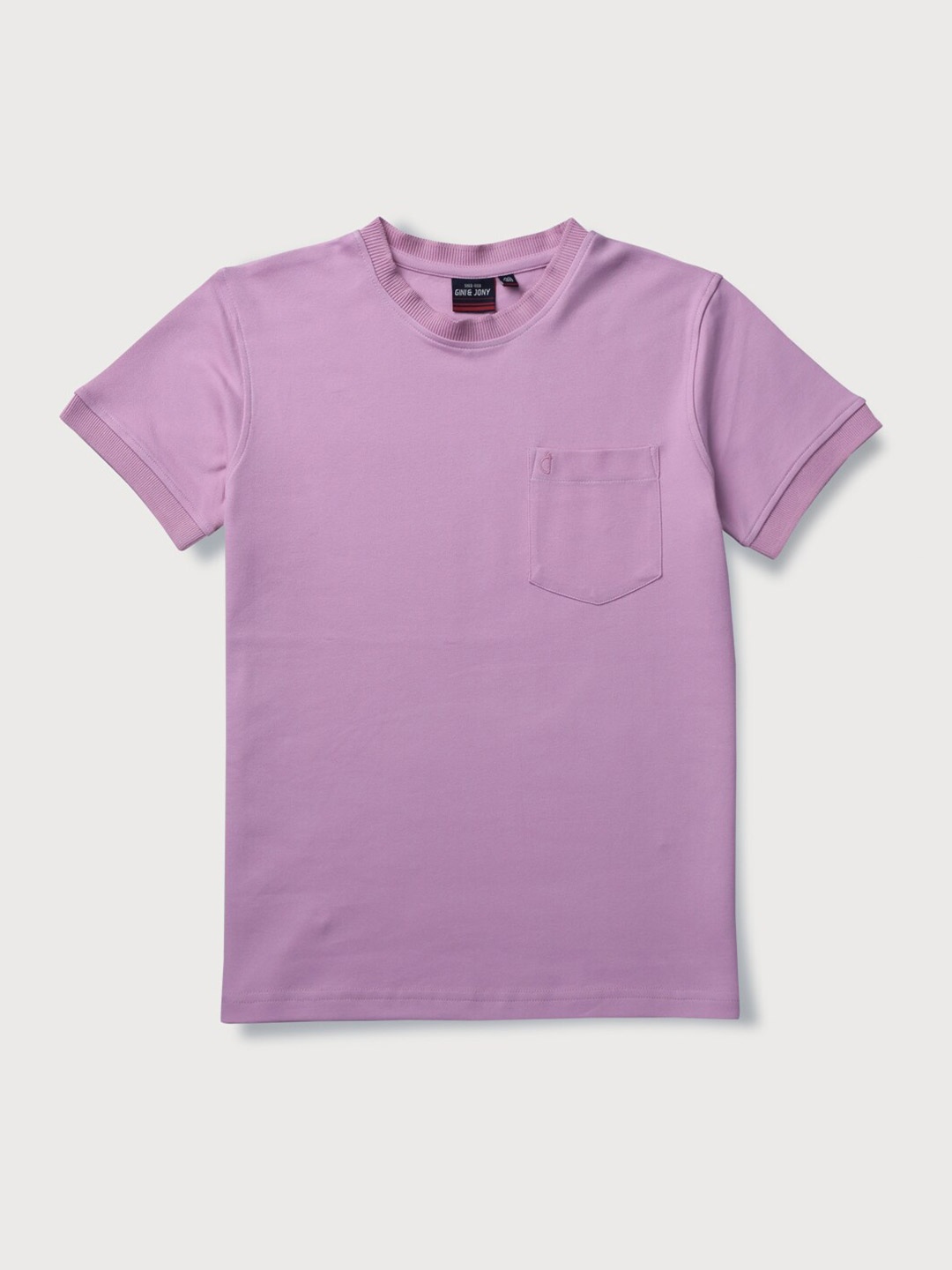 

Gini and Jony Boys Round Neck Pure Cotton T-shirt, Purple