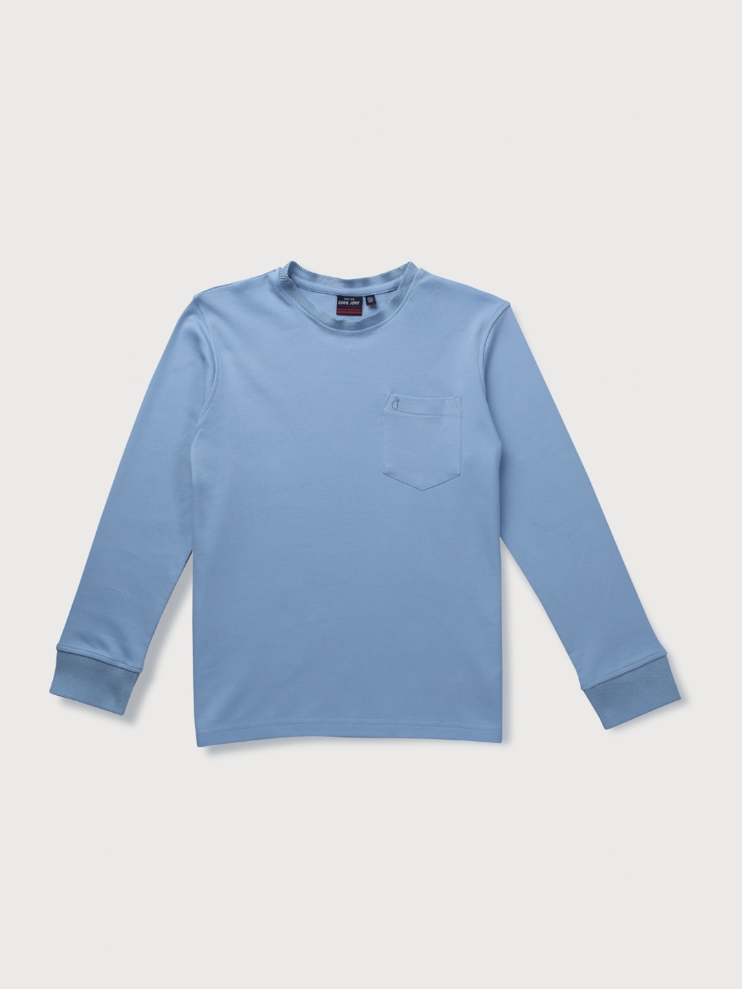 

Gini and Jony Boys Blue Pure Cotton T-shirt