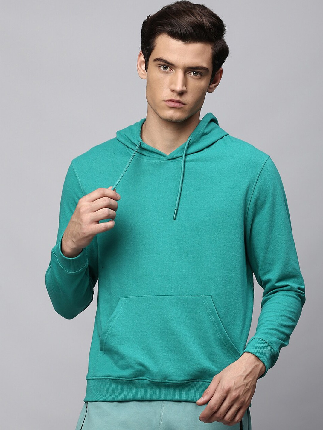 

High Star Hooded Fleece Sweatshirt, Green