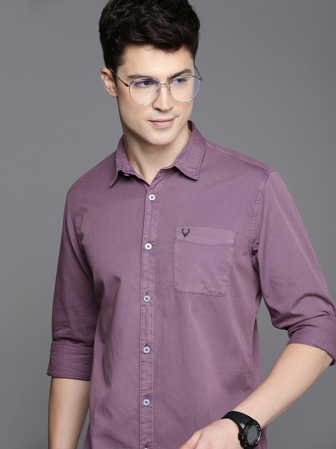 

Allen Solly Sport Men Opaque Casual Shirt, Purple