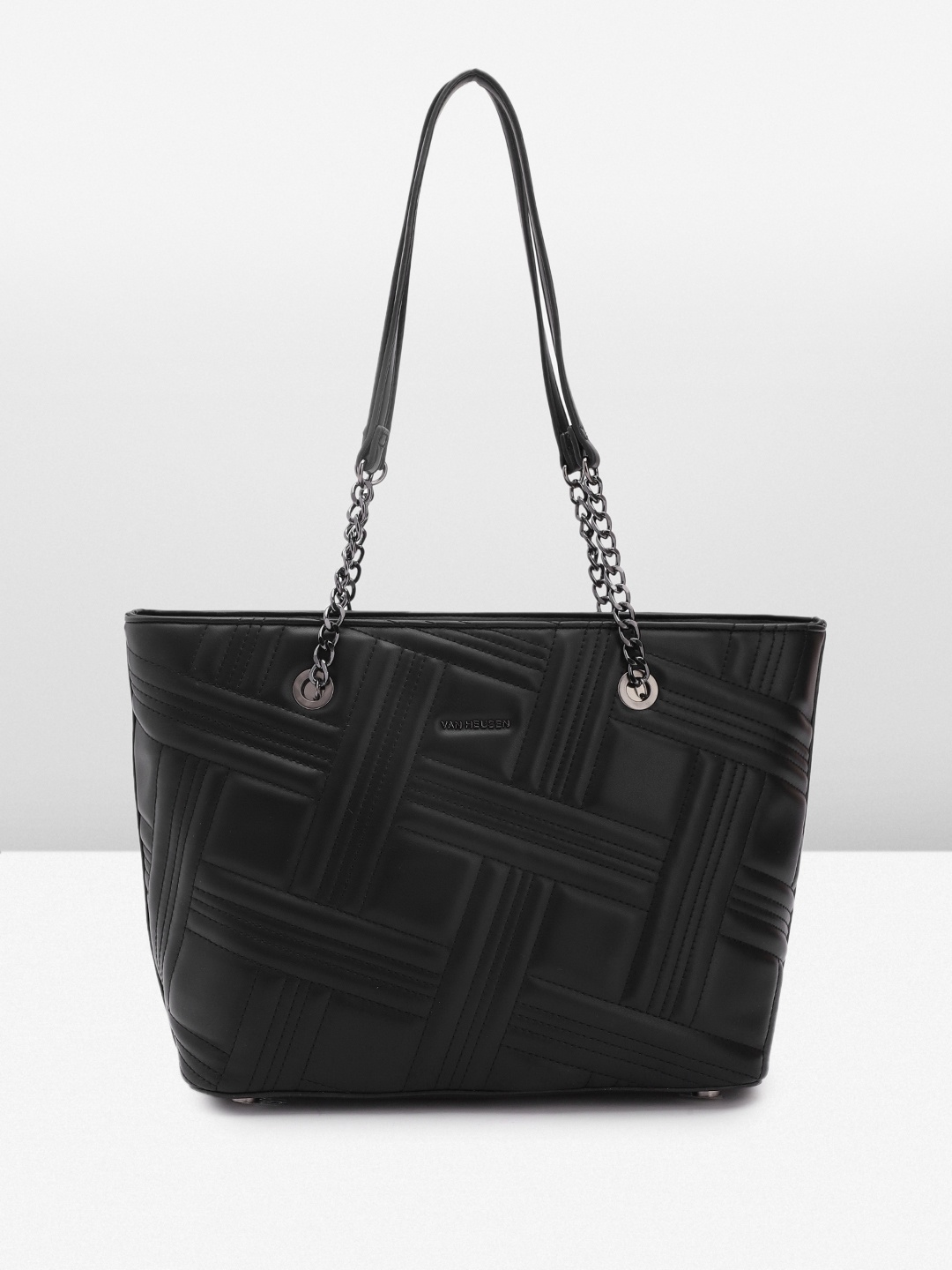 

Van Heusen Textured Shoulder Bag, Black