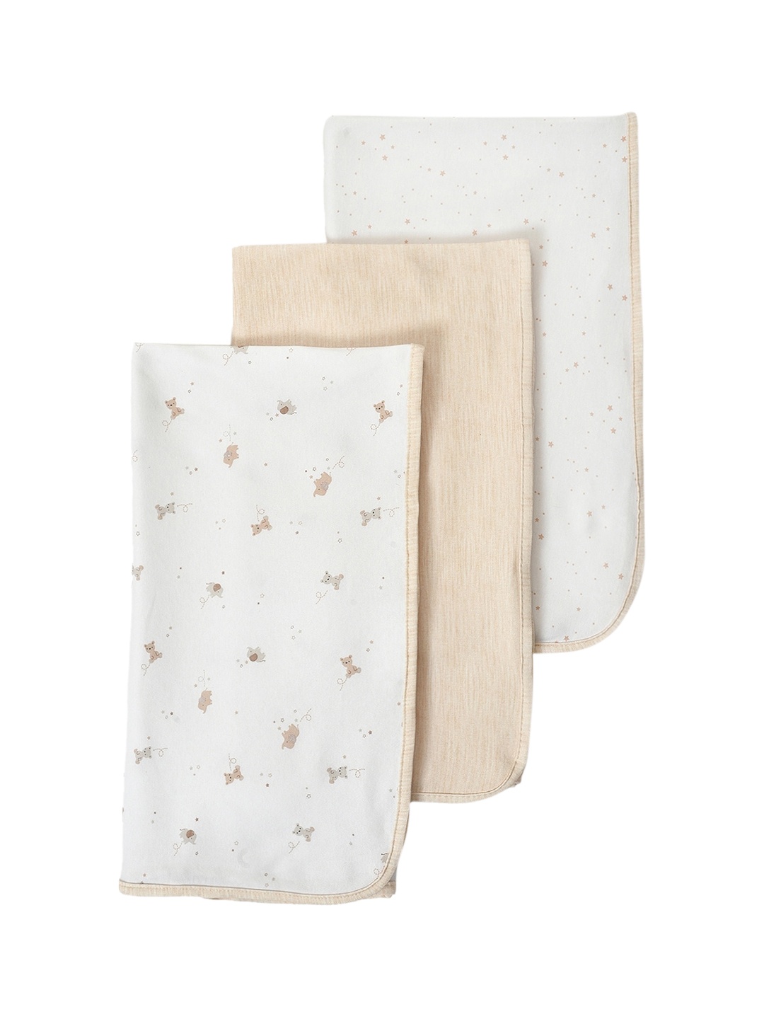 

MiArcus Kids Set Of 3 Printed First Layer Sheets, White