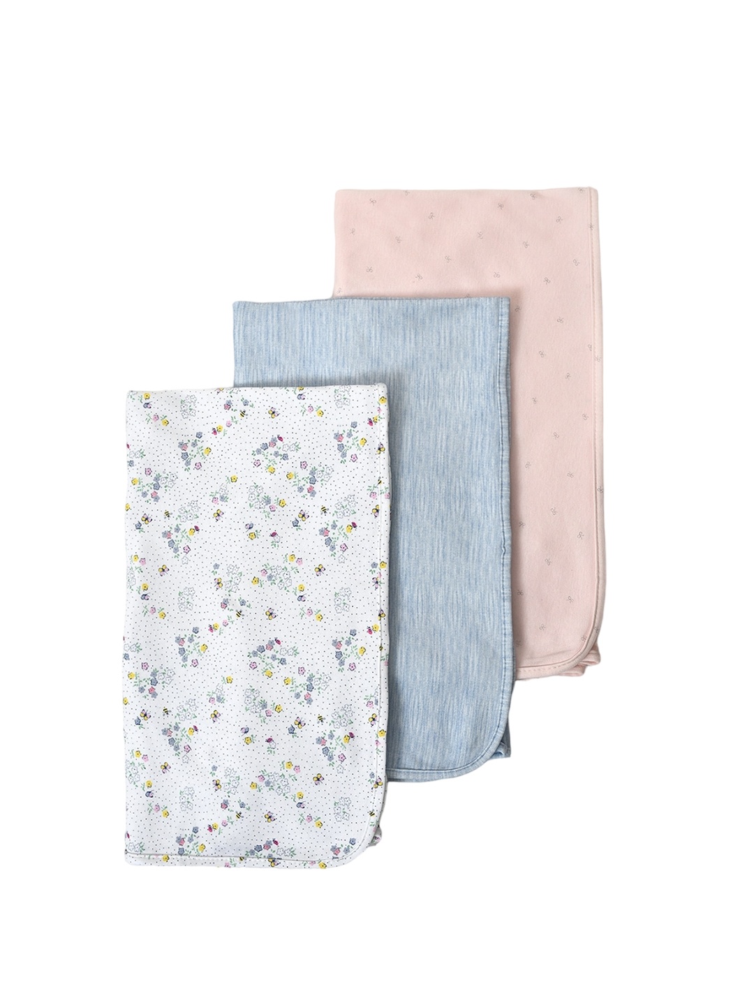 

MiArcus Kids Set Of 3 Printed First Layer Sheet, White