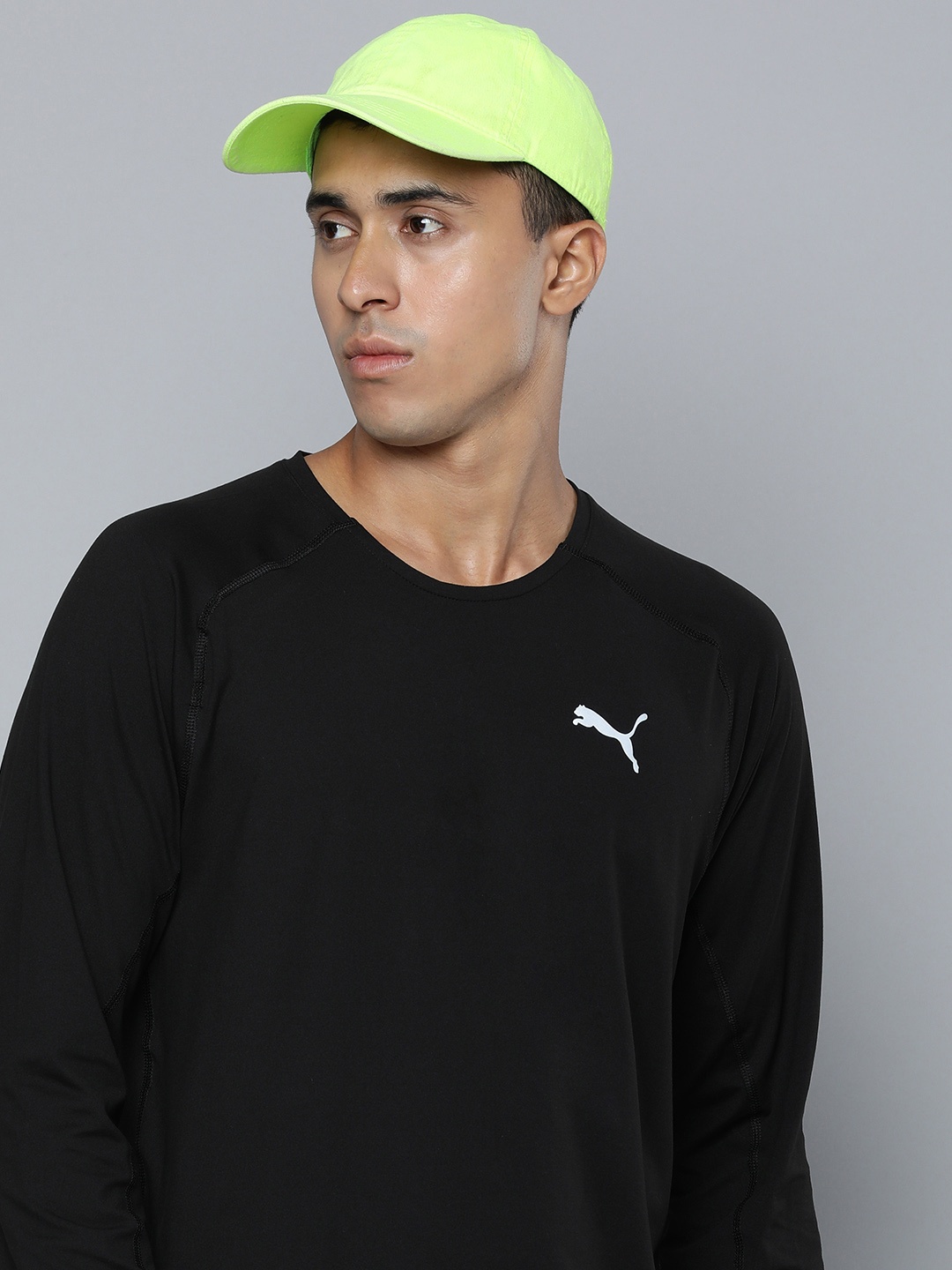 

Puma Men RUN CLOUDSPUN Long sleeves Dry Cell Running T-shirt, Black